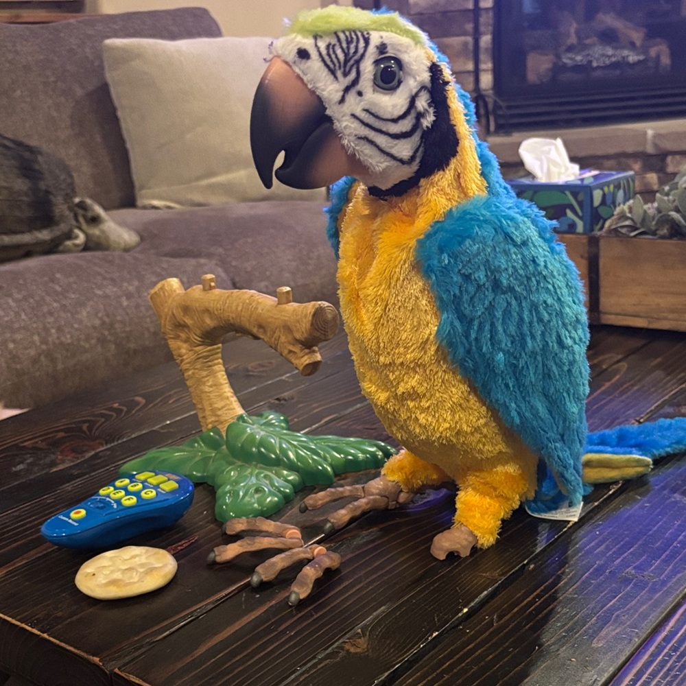 Hasbro FurReal Blue and Yellow Plush Toy